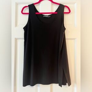 Sympli Black Scoop Tank